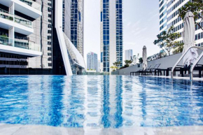 Studio apartment with Burj Khalifa view
